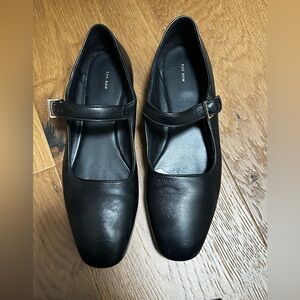 The Row Mary Jane, Ava Shoe in Leather